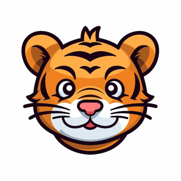 Tiger logo vector sticker