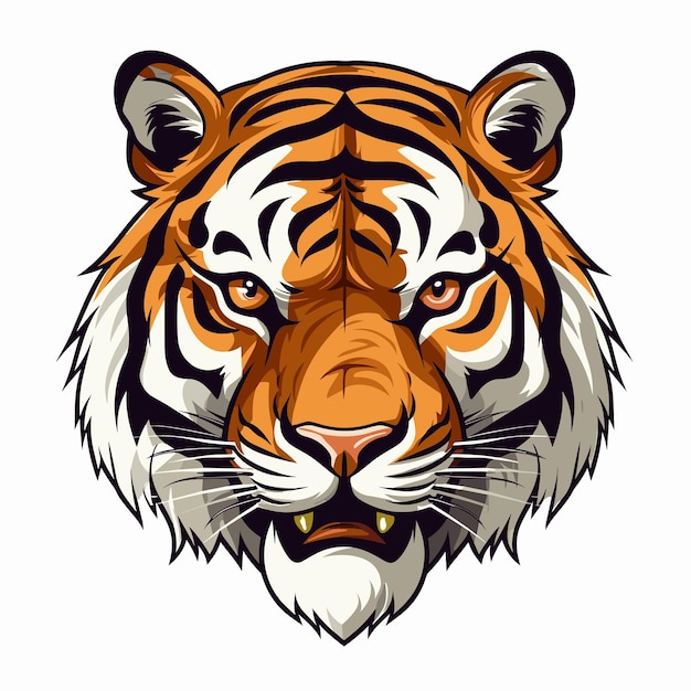 Premium Vector | Tiger logo vector sticker