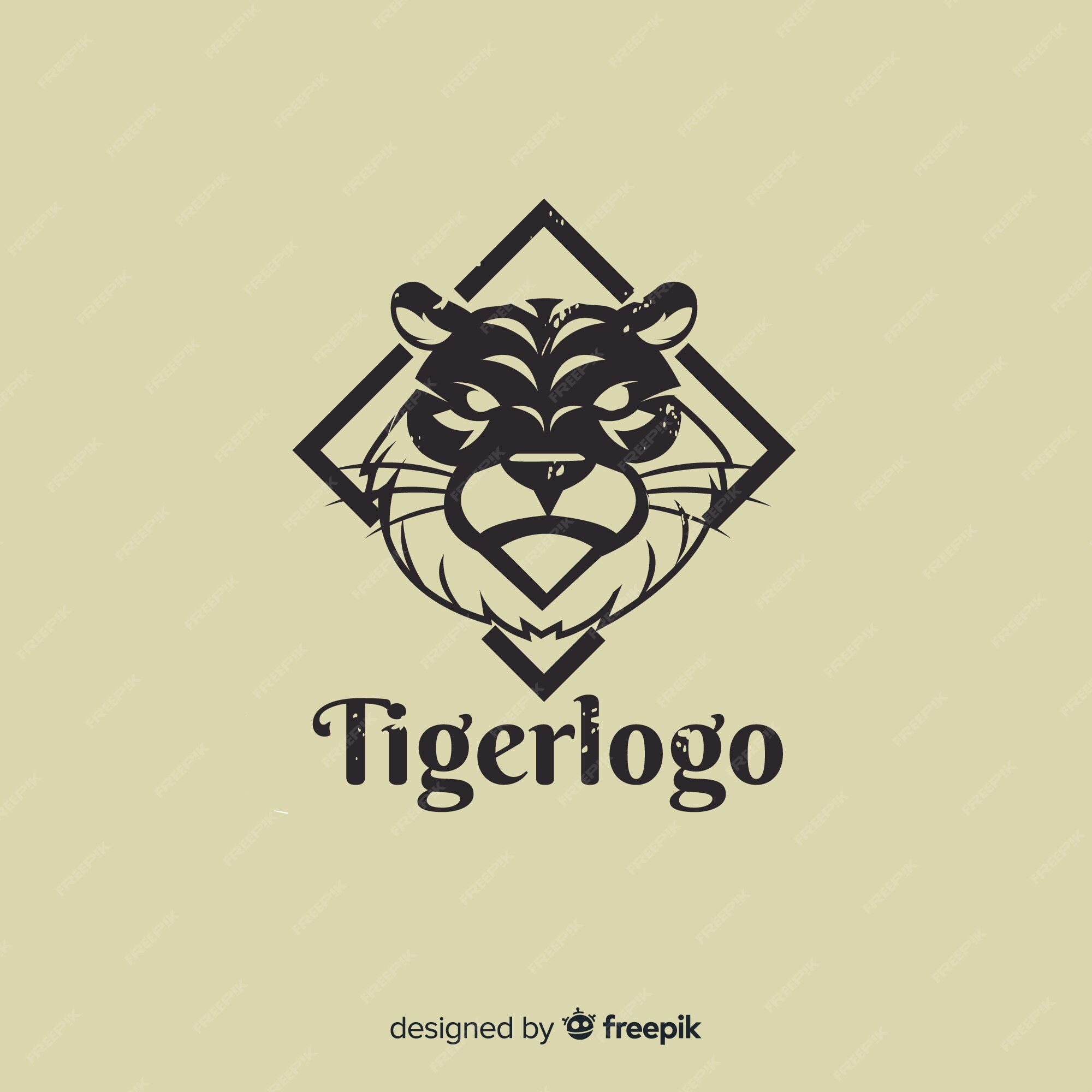 Premium Vector | Tiger logo