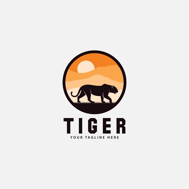 Vector tiger logo