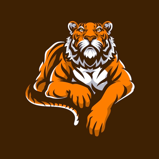 Tiger Mascot Logo Sport.