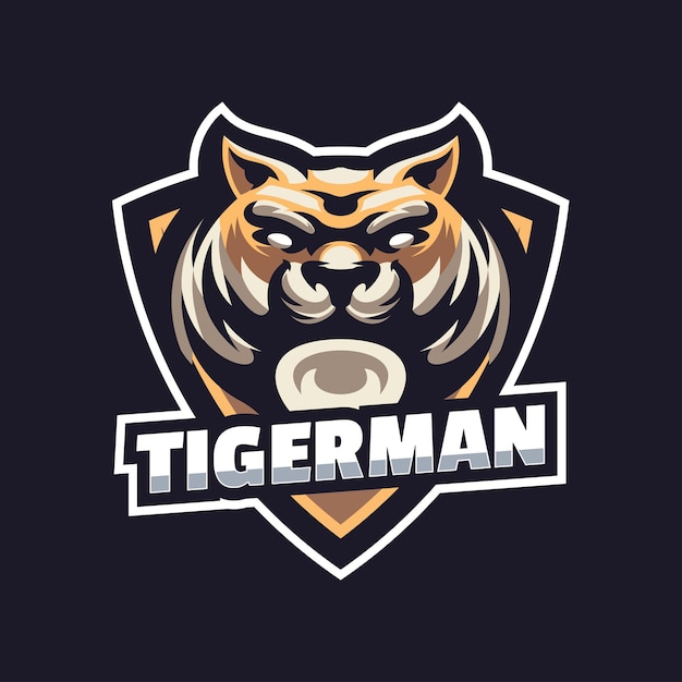 Tiger mascot logo template