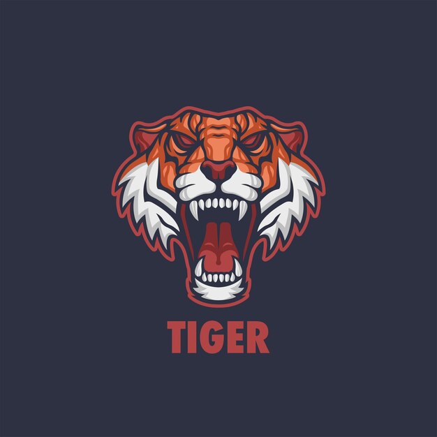 Tiger mascotte-logo