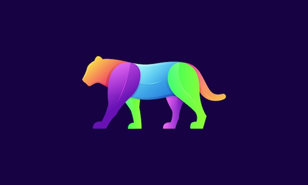 Вектор tiger modern logo иллюстрация