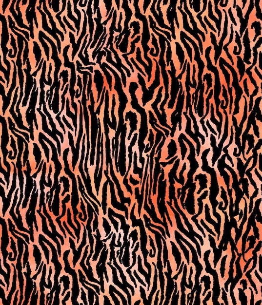 タイガー パターン プリント テクスチャ背景