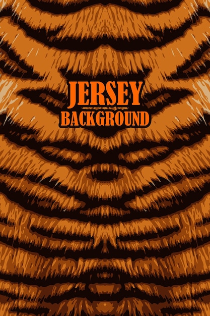Vector tiger print texture for jersey background