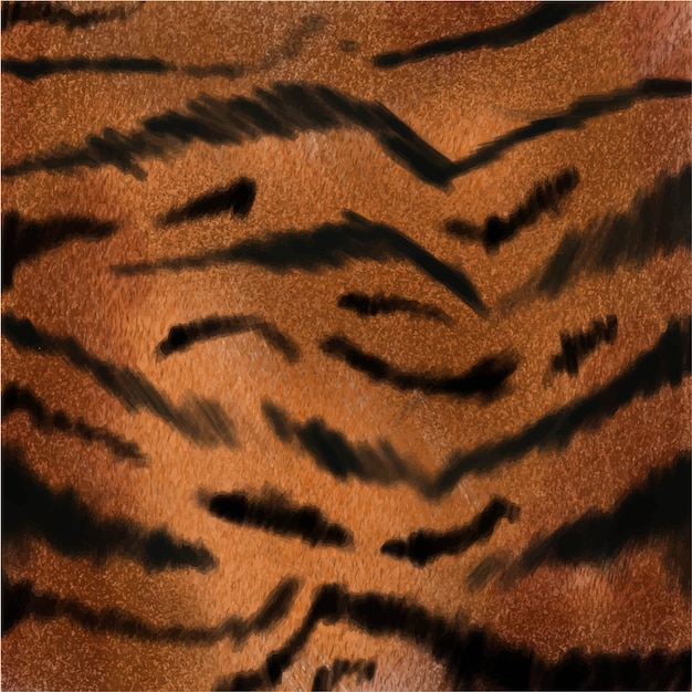 Tiger skin vector watercolor effect background design