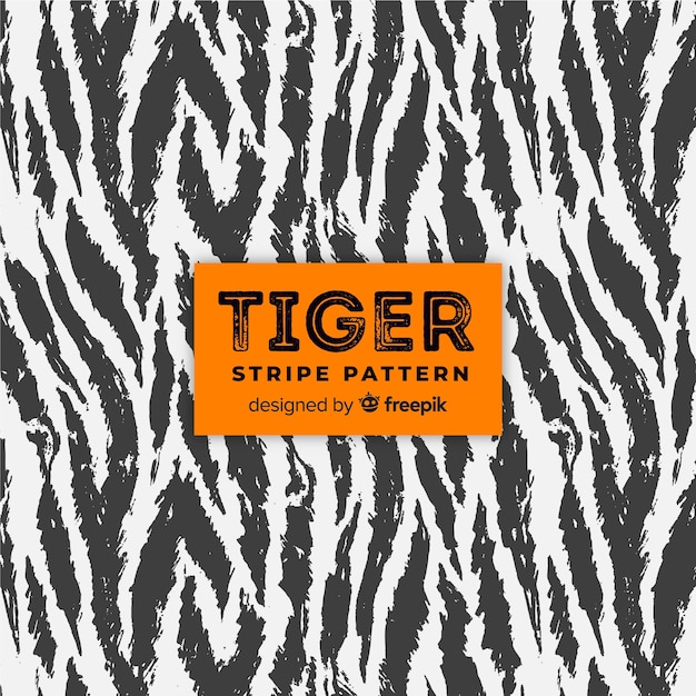 Vector tiger stripes pattern