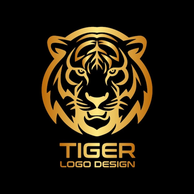 Tiger vector logo ontwerp