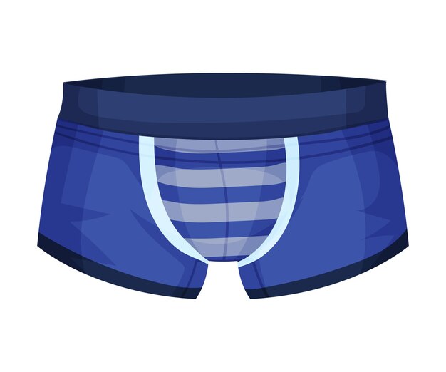 벡터 tight male elastic swimming trunks isolated on white background vector illustration