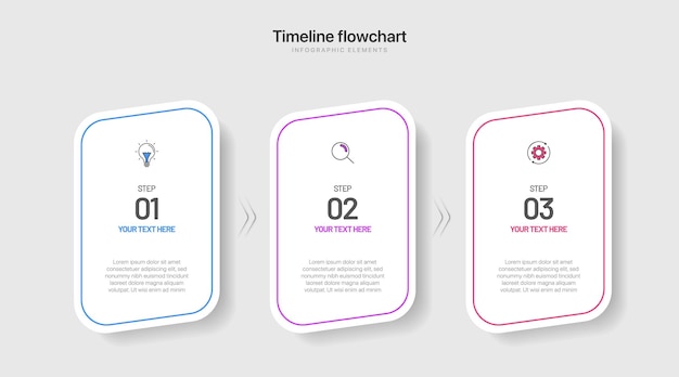 Tijdlijn 3 4 5 6 7 opties infographic voor presentaties workflow procesdiagram stroomdiagram verslag