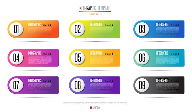 Tijdlijn infographics ontwerpsjabloon