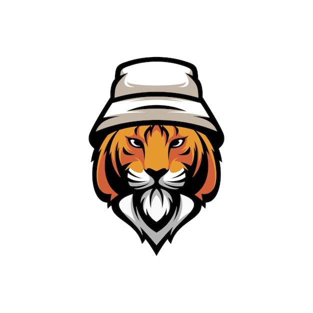 Tijger Emmerhoed Mascotte Logo Ontwerp