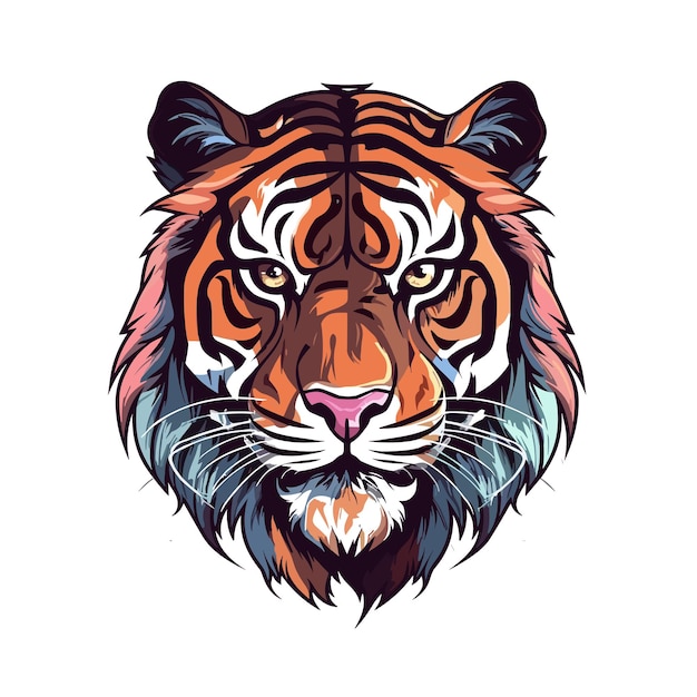 Tijger logo vector sticker