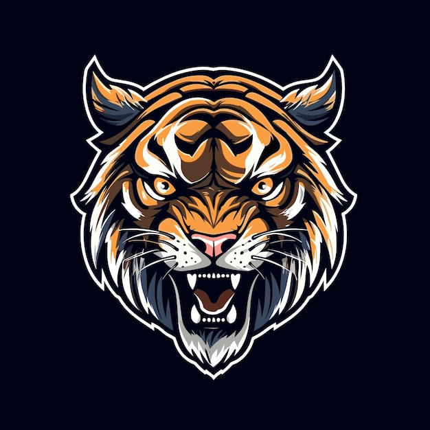 Tijger logo vector sticker