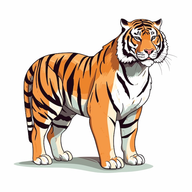 Tijger logo vector sticker