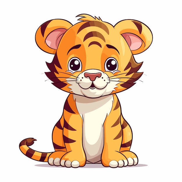 Tijger logo vector sticker