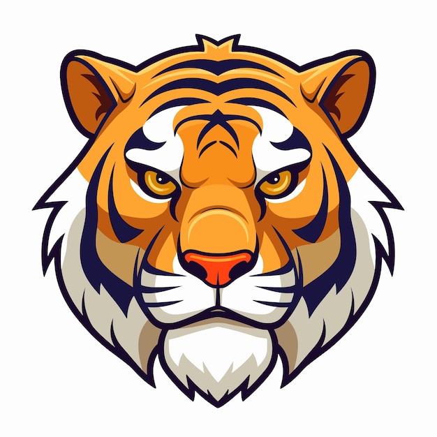 Vector tijger logo vector sticker