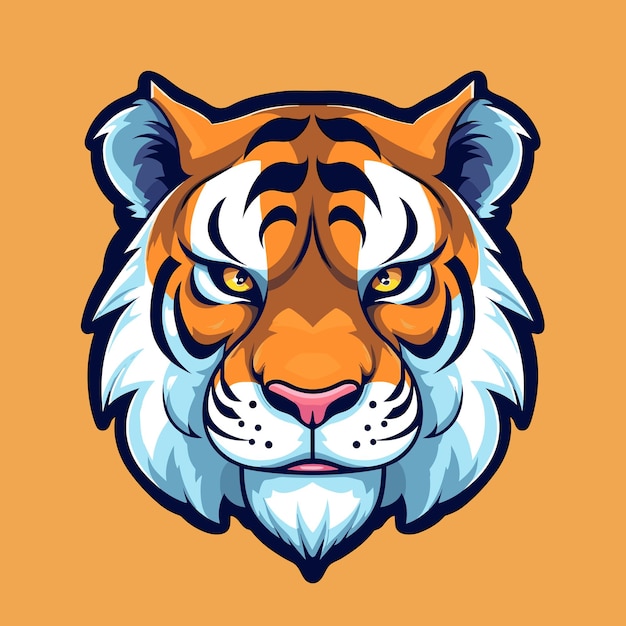 Tijger logo vector sticker