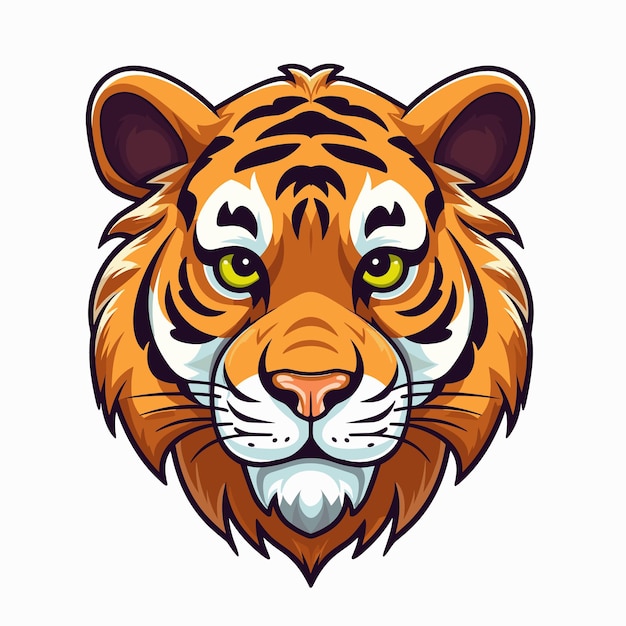 Tijger logo vector sticker