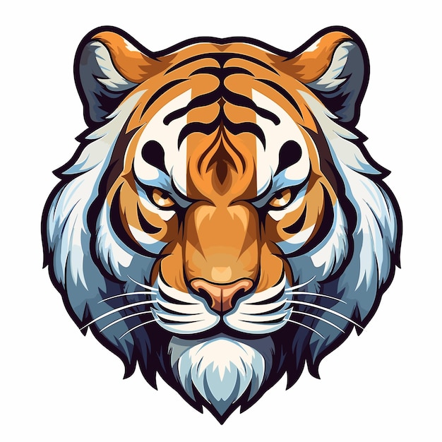 Tijger logo vector sticker