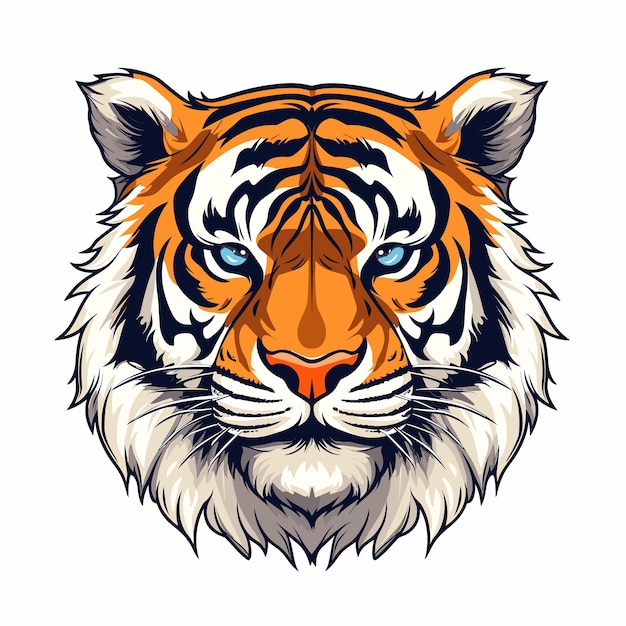 Tijger logo vector sticker