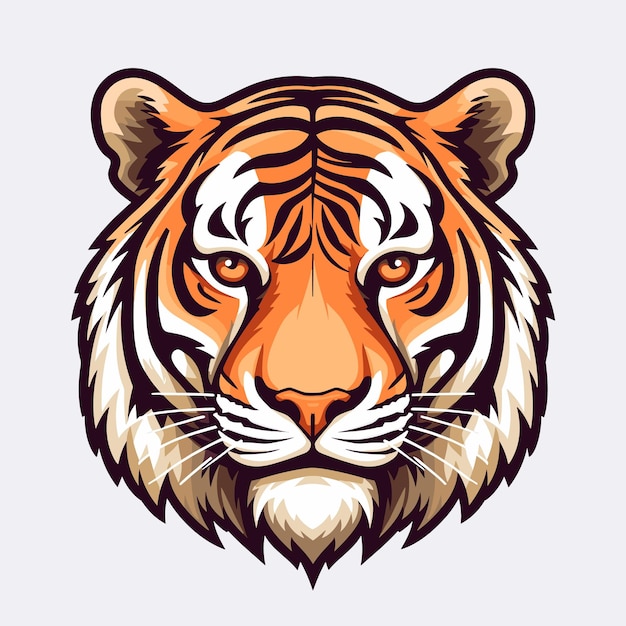 Tijger logo vector sticker