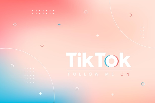 Tik tok abstracte achtergrond