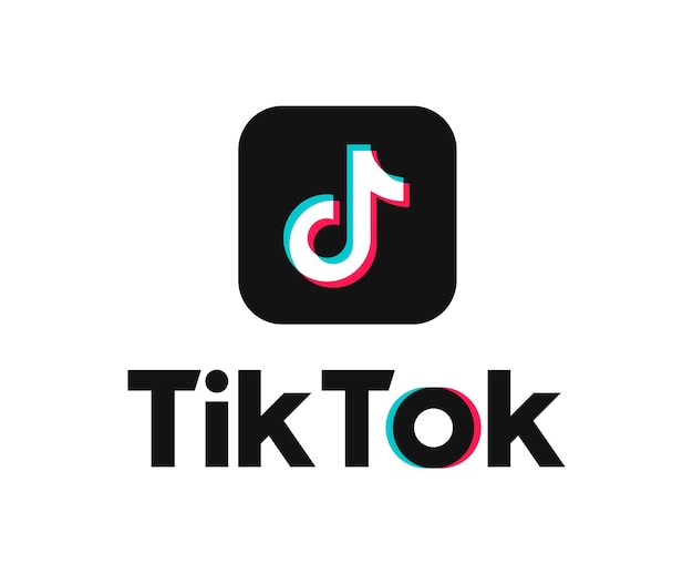 Tik tok logo inscriptie