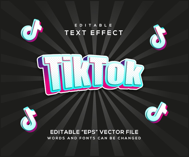 Tiktok 텍스트 효과 스타일