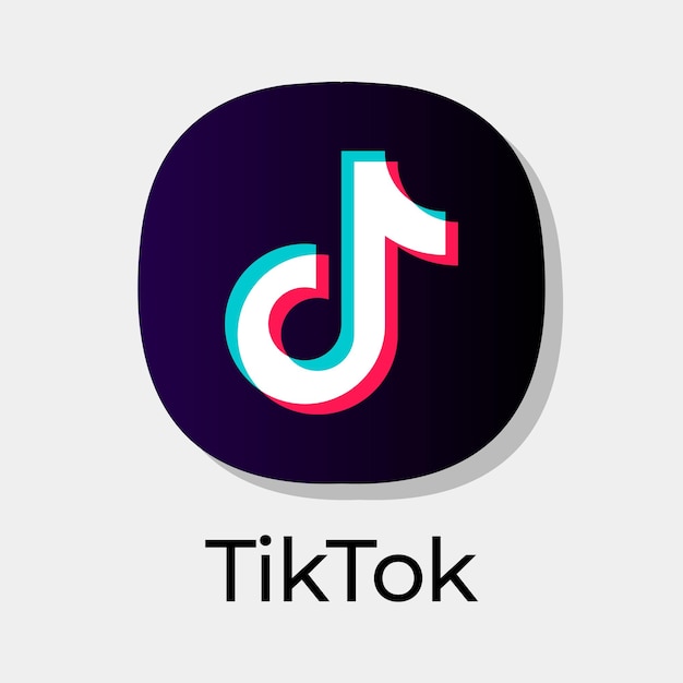 Векторный дизайн логотипа TikTok