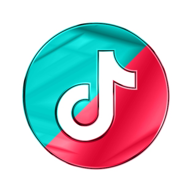 Vector tiktok vector social media icon instagram logo illustration