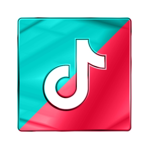 TikTok vector sociale media pictogram Instagram logo afbeelding