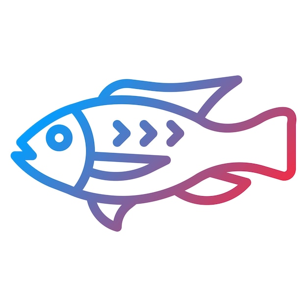 Tilapia icon vector image Can be used for Fish and Seafood