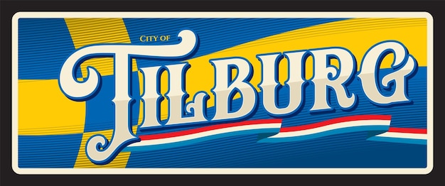 Tilburg Dutch travel sticker