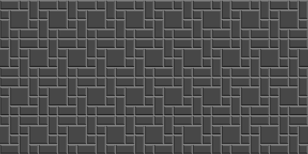 Vector tile seamless background subway brick wall vector illustration