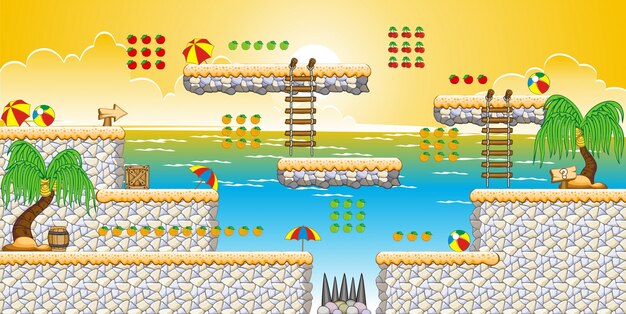 Tile set platform for creating game application