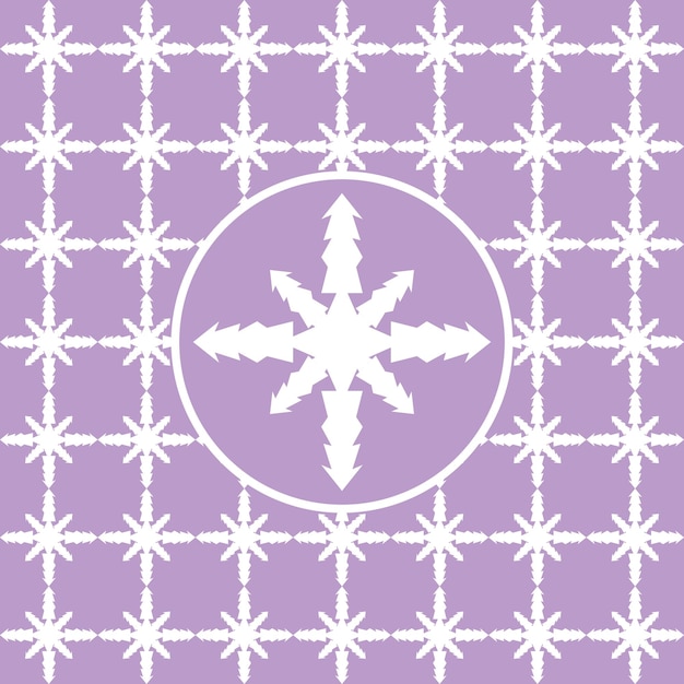 Vector tile snow pattern background