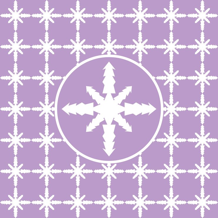 वेक्टर tile snow pattern background