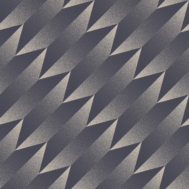 Tilted Split Chevron Seamless Pattern Vector Dot Work Fancy Abstract Background
