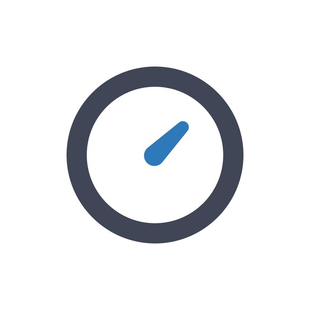 Vector time clock icon