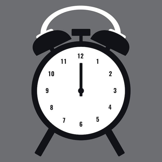 Time And Clock Vector Illustration