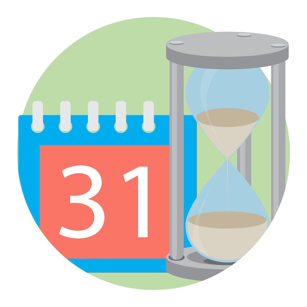 Time concept icon vector