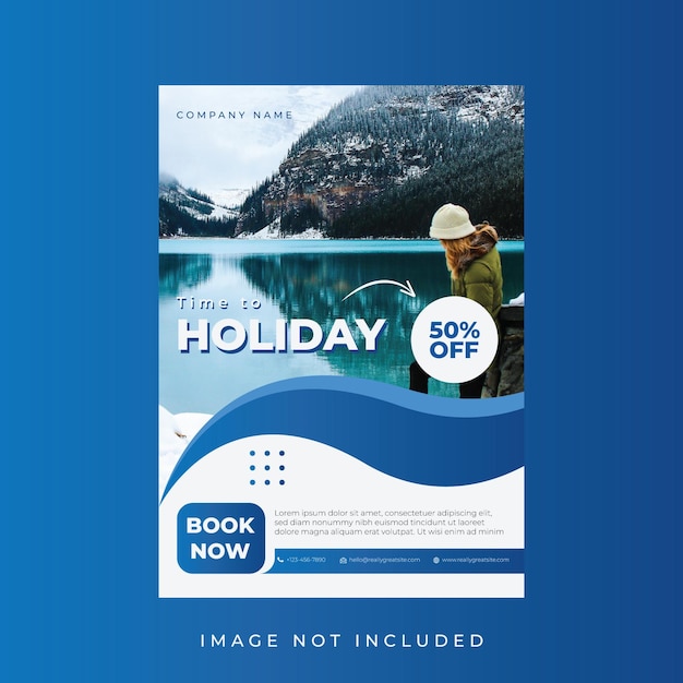 Time To Holiday Travel Flyer Template