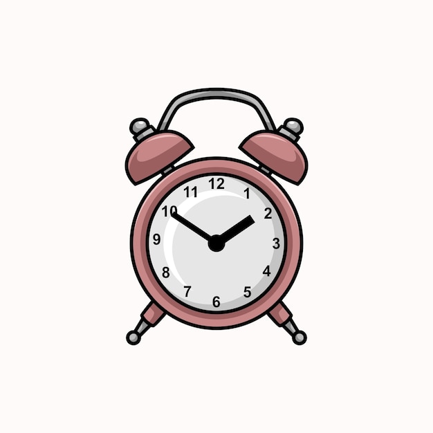 Time icon hand drawn illustration