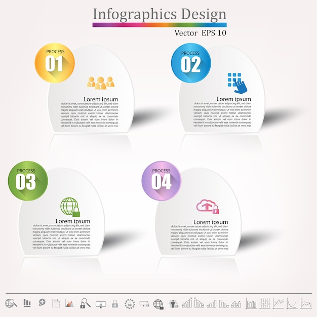 Vettore infografica del tempo