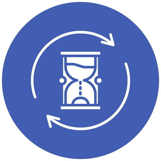 Time Loop Vector Illustration Style