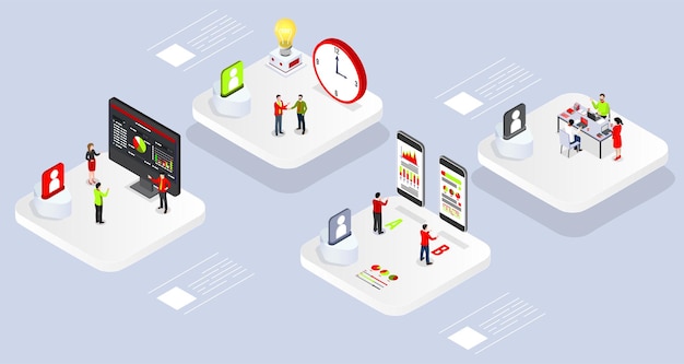 Vector time management planning organization and control concept for effiecient succesful