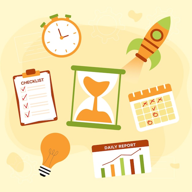 time management tools concept