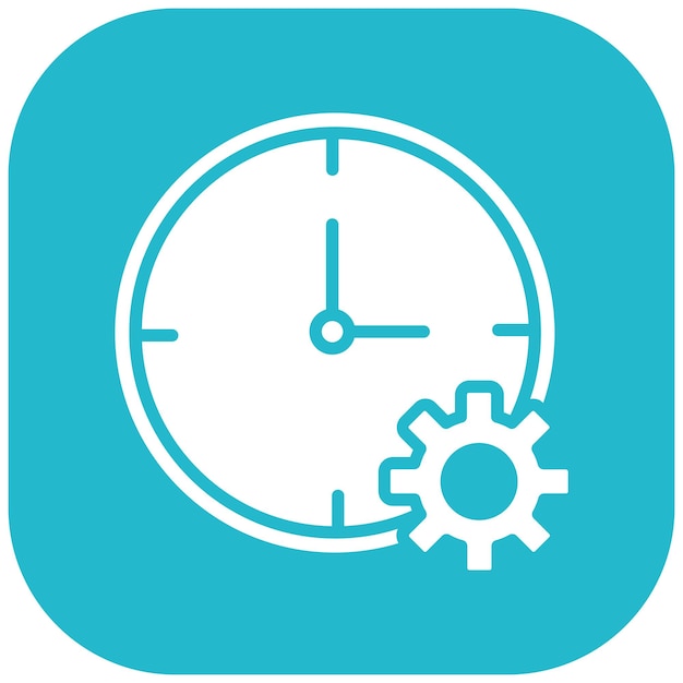 Time Management Vector Illustration Style